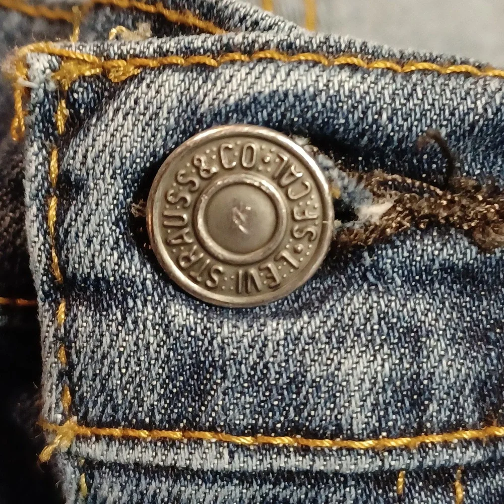 Levis 559‎ Relaxed Straight Jeans Mens 46x32 Blue Medium Wash Denim 559-0482